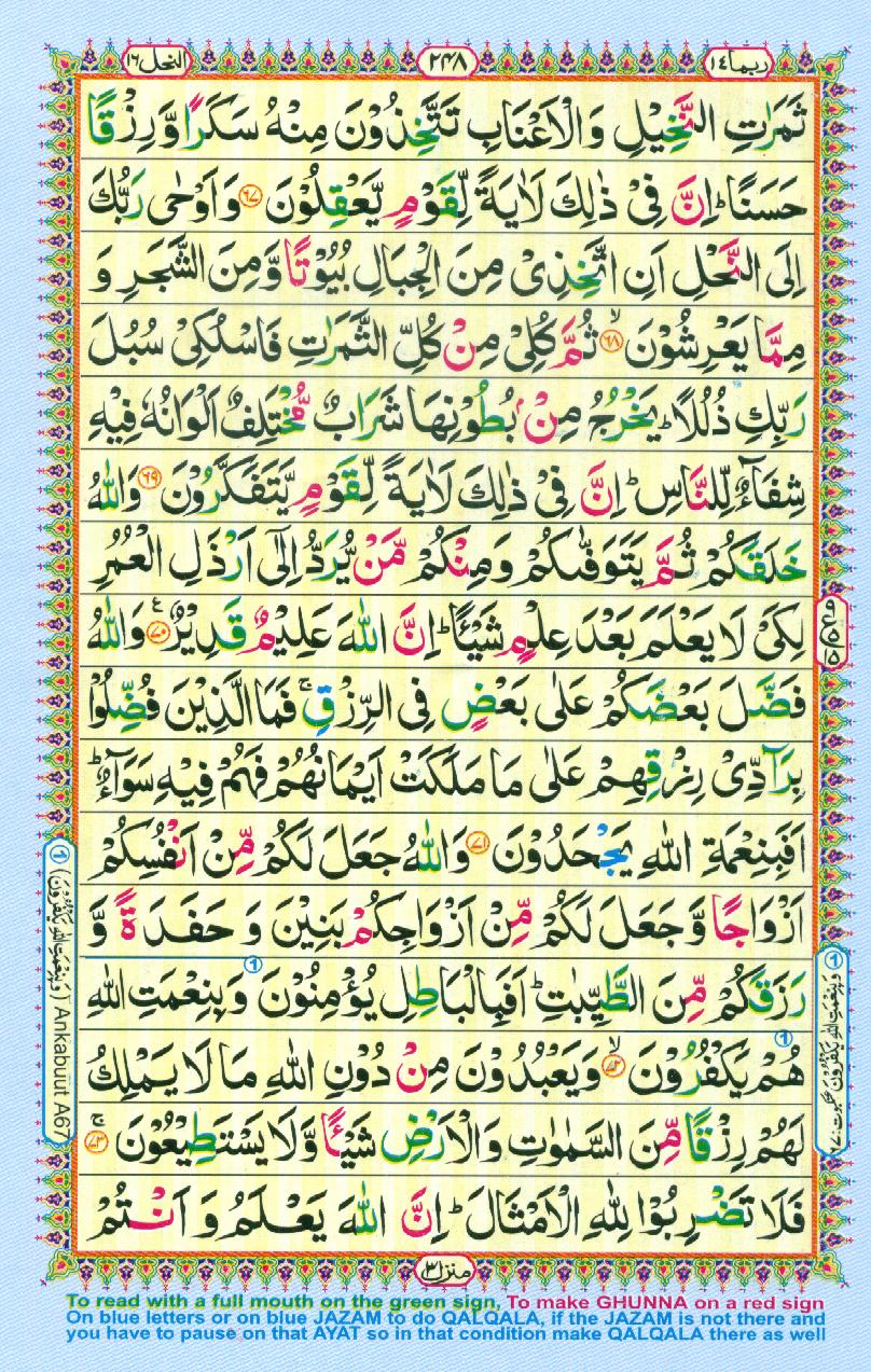 Read Al-Quran, Part / Chapter / Siparah 14 Page 248