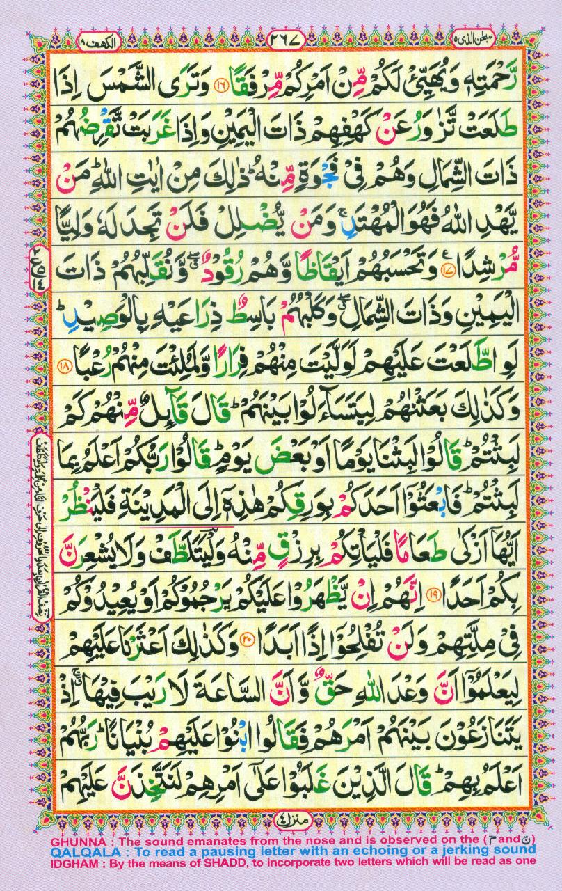 Read Al-Quran, Part / Chapter / Siparah 15 Page 267