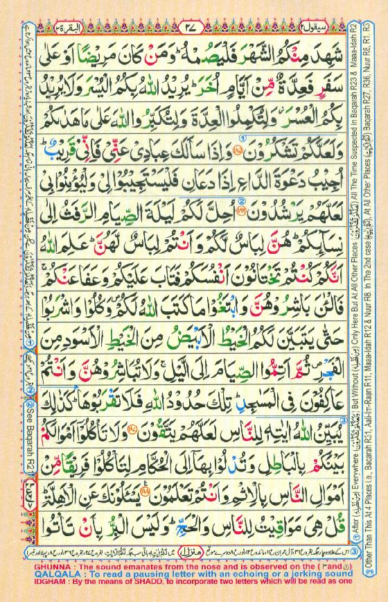 Read Al-Quran, Part / Chapter / Siparah 2 Page 27