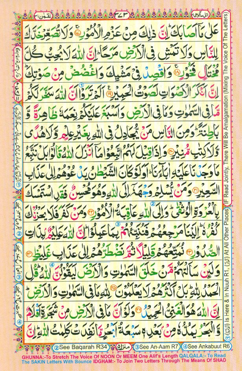 Read Al-Quran, Part / Chapter / Siparah 21 Page 373