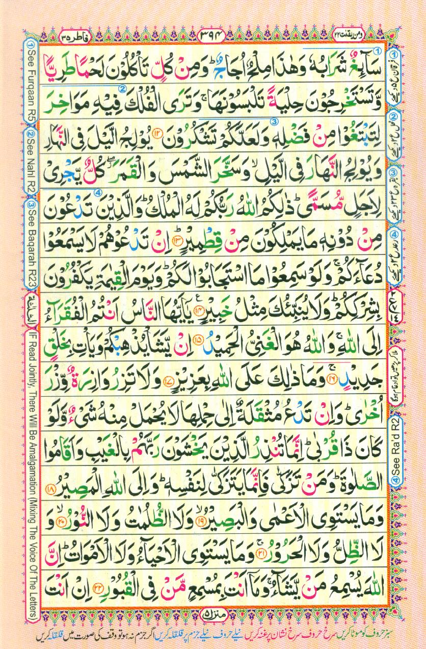 Read Al-Quran, Part / Chapter / Siparah 22 Page 394