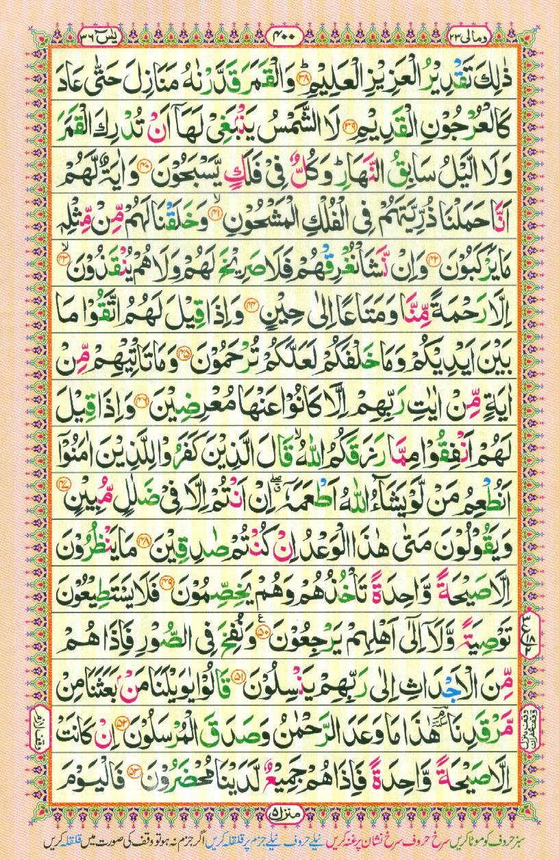 Read Al-Quran, Part / Chapter / Siparah 23 Page 400