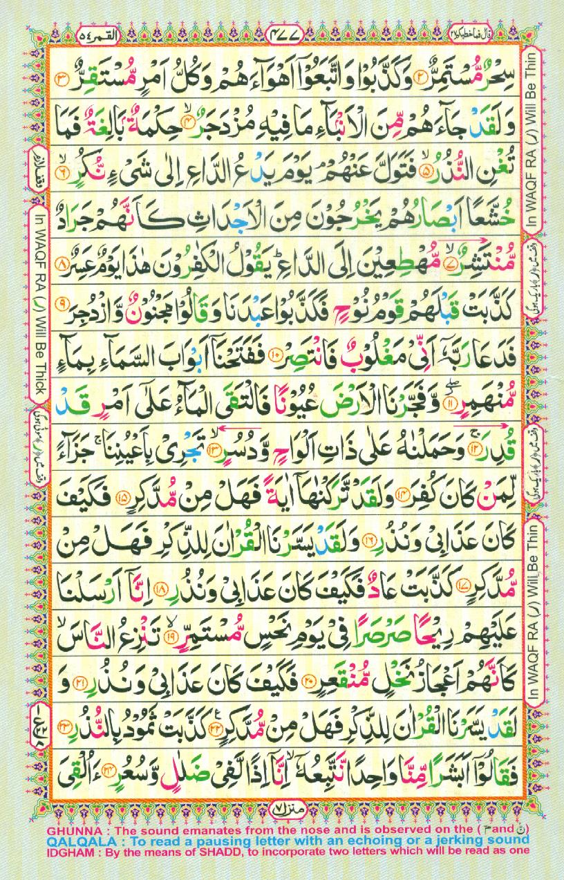 Read Al-Quran, Part / Chapter / Siparah 27 Page 477