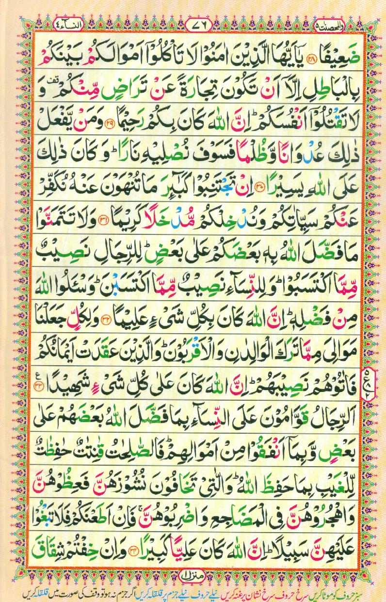 Read Al-Quran, Part / Chapter / Siparah 5 Page 76