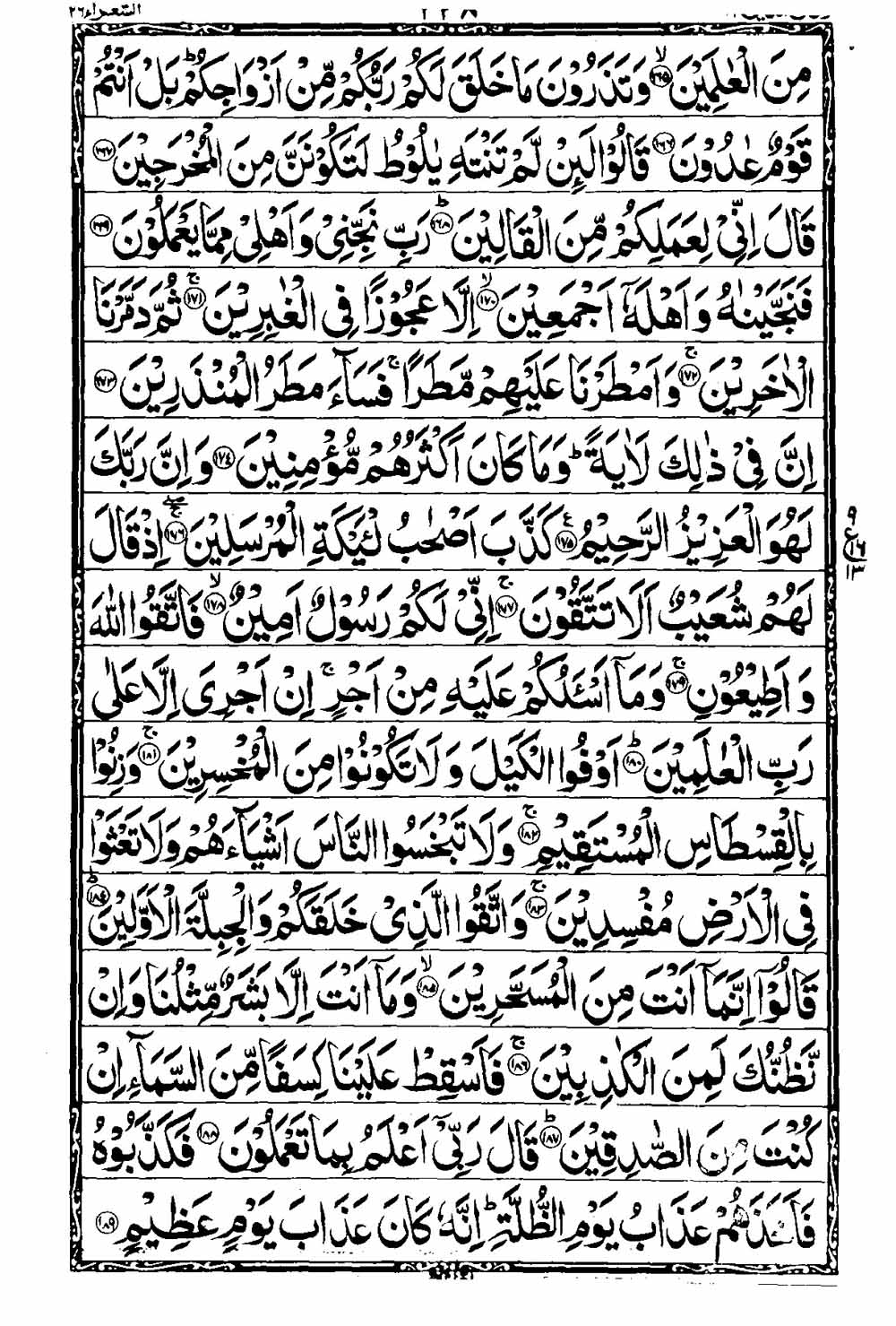 Read 16 Lines Taj Company Quran, Part / Chapter / Siparah 19 Page 339