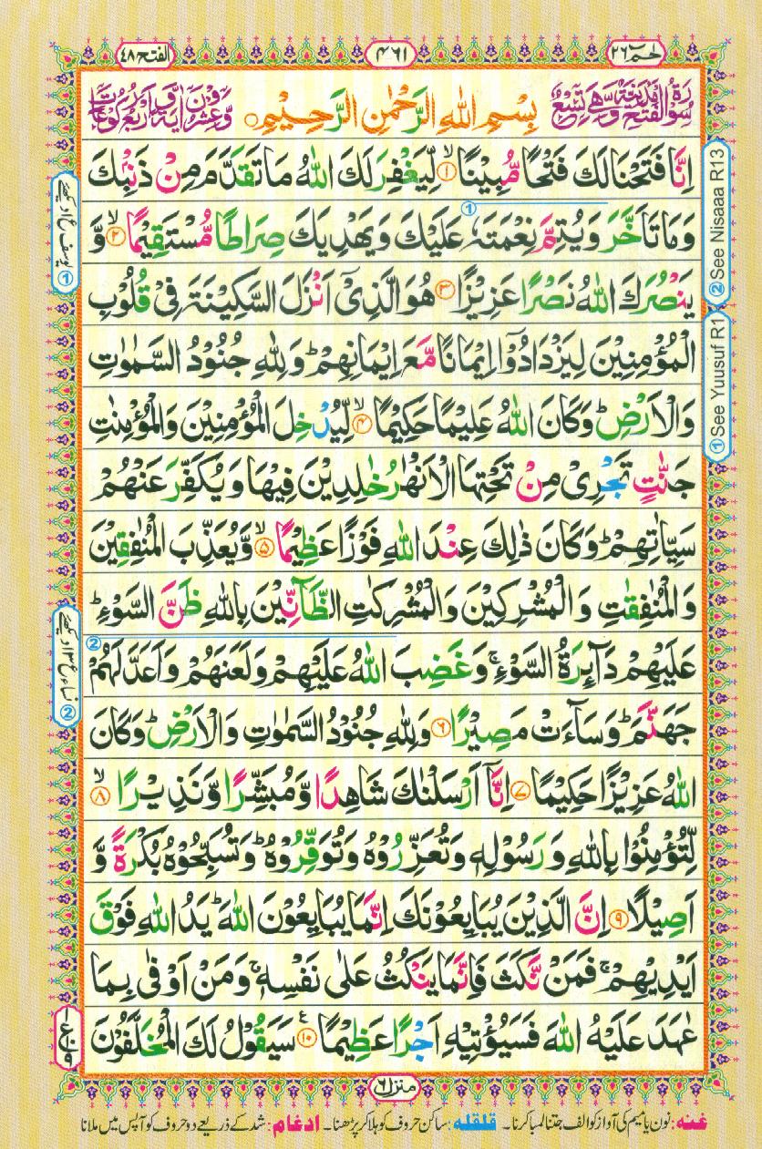 Read Al-Quran, Part / Chapter / Siparah 26 Page 461